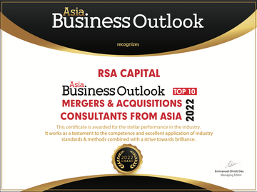 Asia Business Outlook 2022 — Top M&A Consultants from Asia Asia Business Outlook 2022 — Top M&A Consultants from Asia